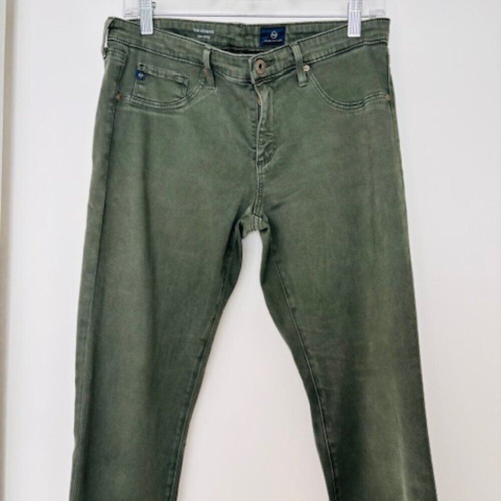 AG Adriano Goldschmied THE LEGGING SUPER SKINNY green size 30R - Picture 1 of 5